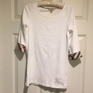 Burberry Brit 3/4 sleeve top